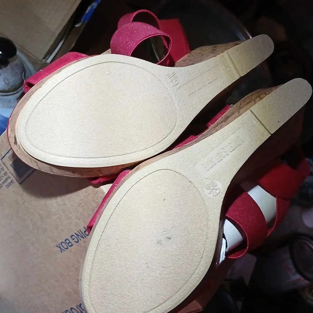 NWTRed Cork Wedges,